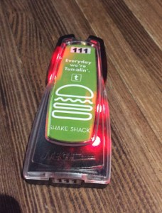 Shake Shack beeper on