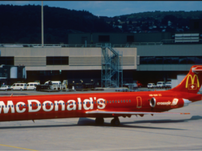 McDonald's avion